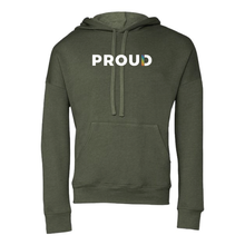 Load image into Gallery viewer, NEW PROUD Bella+Canvas® Unisex Sponge Fleece Hoodie Sweatshirt - 6 Colors