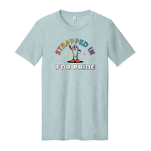 Load image into Gallery viewer, Strapped In For PRIDE -  BELLA+CANVAS ® Unisex T-shirt - Blue