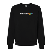 Load image into Gallery viewer, NEW PROUD ALLY Bella+Canvas® Unisex Sponge Fleece Crewneck Sweatshirt - 7 Colors