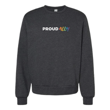 Load image into Gallery viewer, NEW PROUD ALLY Bella+Canvas® Unisex Sponge Fleece Crewneck Sweatshirt - 7 Colors