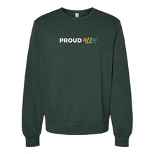 Load image into Gallery viewer, NEW PROUD ALLY Bella+Canvas® Unisex Sponge Fleece Crewneck Sweatshirt - 7 Colors