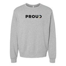 Load image into Gallery viewer, NEW PROUD Bella+Canvas® Unisex Sponge Fleece Crewneck Sweatshirt - 7 Colors