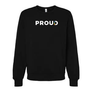 NEW PROUD Bella+Canvas® Unisex Sponge Fleece Crewneck Sweatshirt - 7 Colors