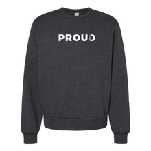 Load image into Gallery viewer, NEW PROUD Bella+Canvas® Unisex Sponge Fleece Crewneck Sweatshirt - 7 Colors