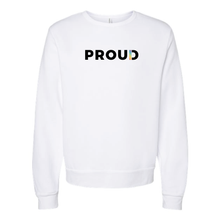 Load image into Gallery viewer, NEW PROUD Bella+Canvas® Unisex Sponge Fleece Crewneck Sweatshirt - 7 Colors