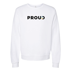 NEW PROUD Bella+Canvas® Unisex Sponge Fleece Crewneck Sweatshirt - 7 Colors