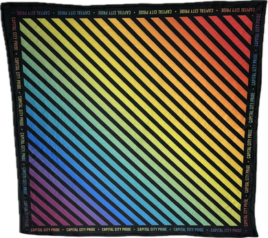 Rainbow-Striped Bandana